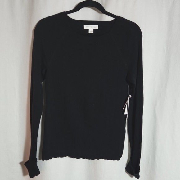 Treasure & Bond Women's Black Long Sleeve Knit Pullover Sweater M Nordstrom - Picture 4 of 8